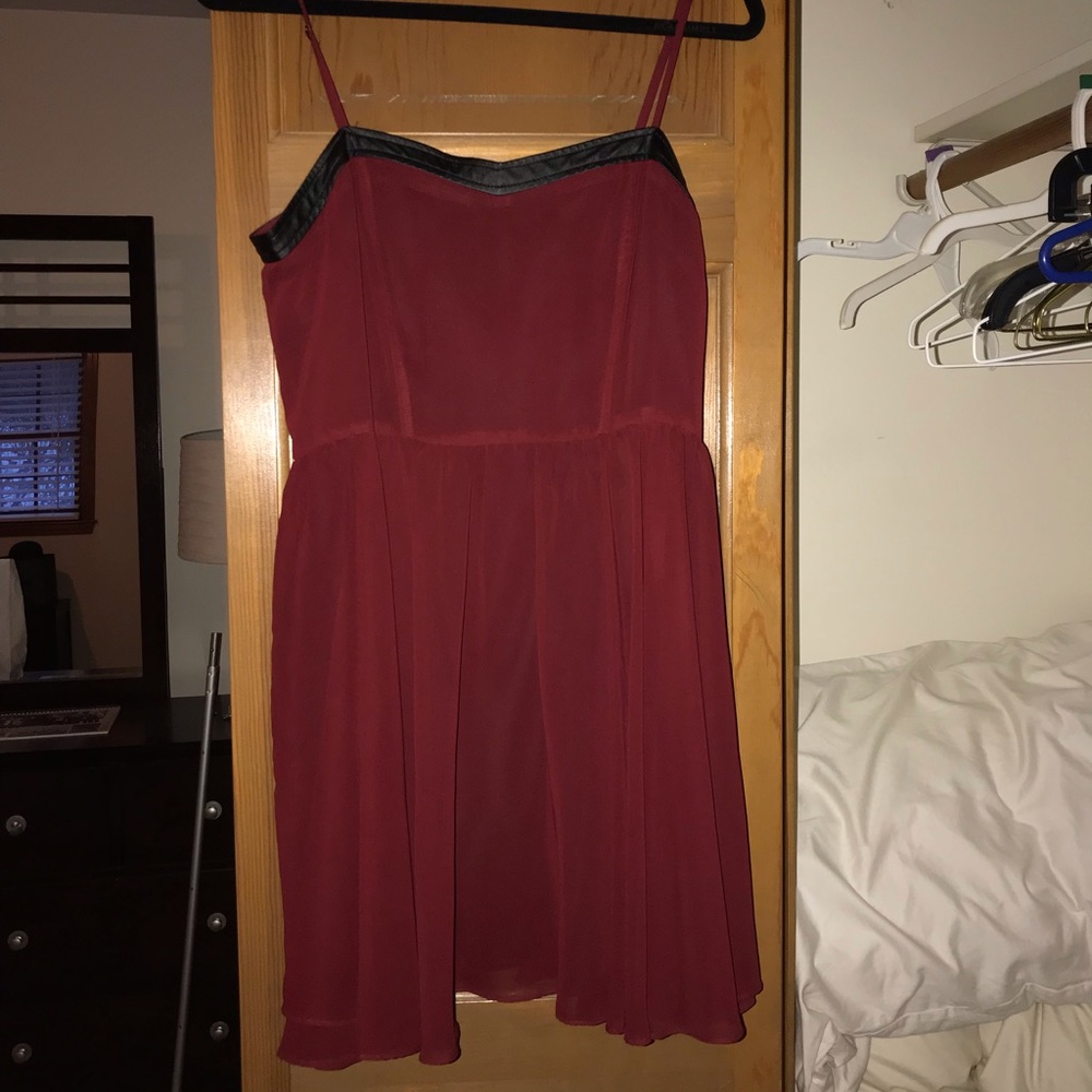 Maroon dress